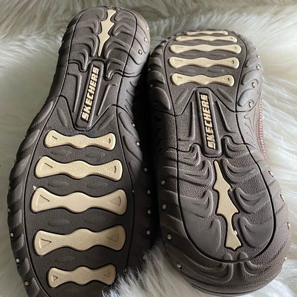 Skechers leather and fabric sneakers, like new - Picture 6 of 8